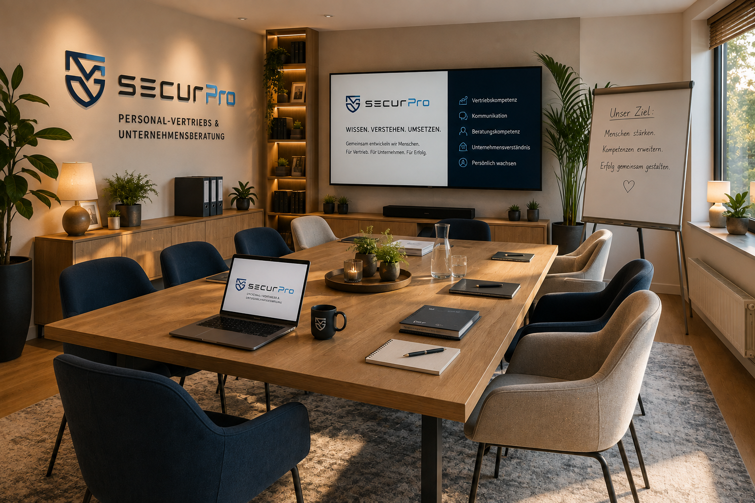Warmer Schulungs- und Seminarraum von Secur-Pro