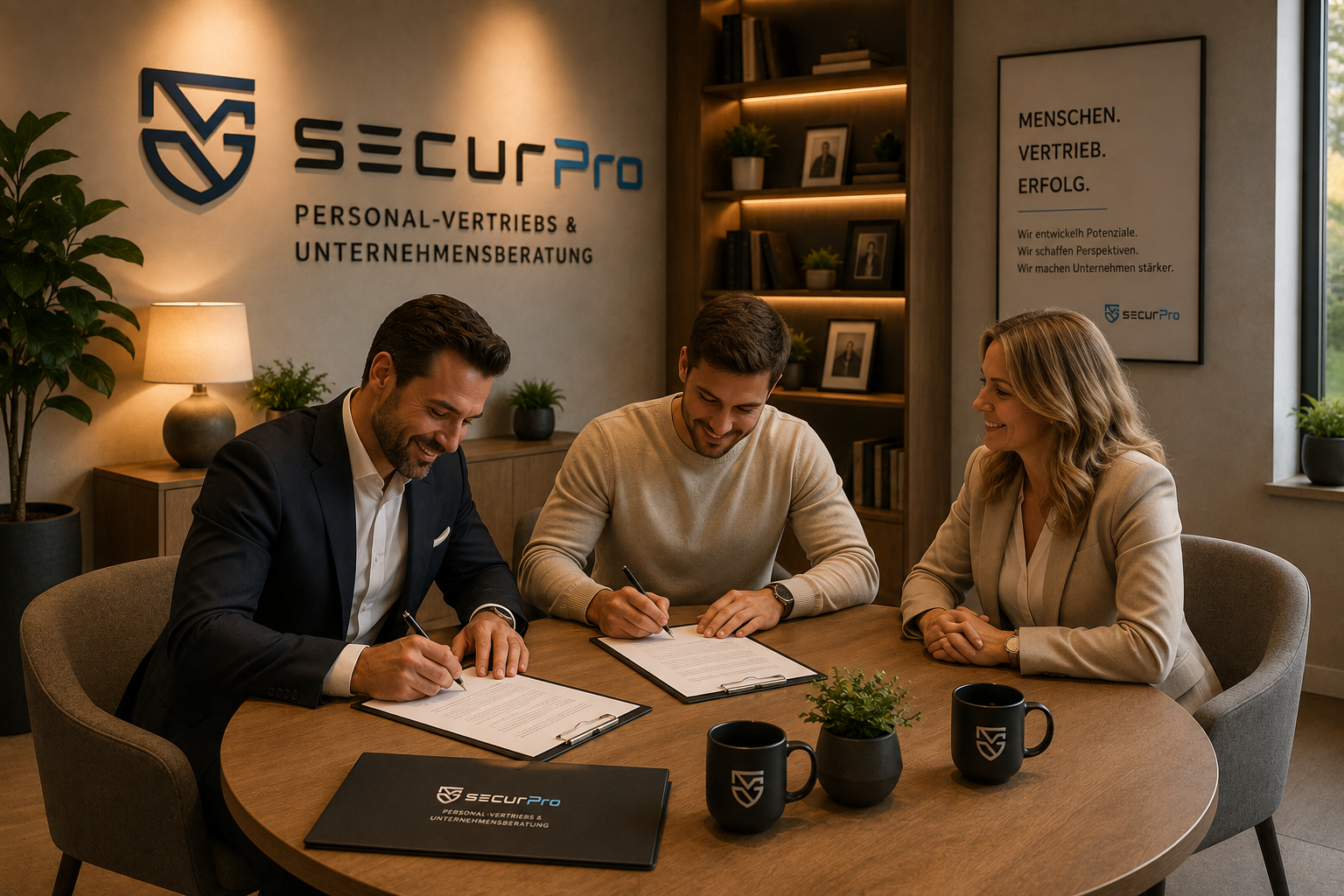 Persönliche Beratungssituation bei Secur-Pro