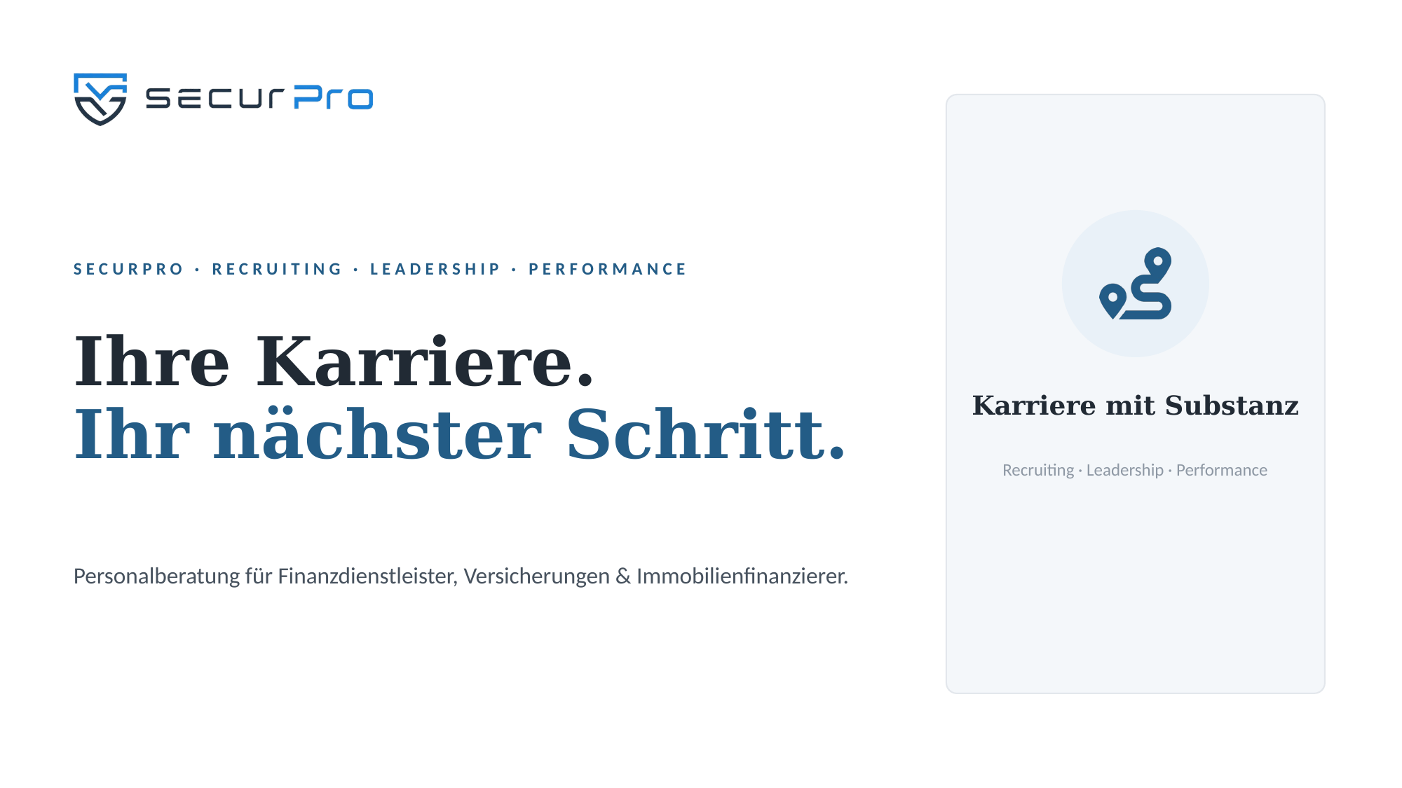 SecurPro – Ihre Karriere. Ihr nächster Schritt.